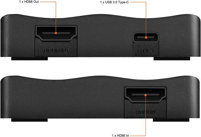 Alt view image 7 of 10 - EVGA XR1 lite Capture Card, Certified for OBS, USB 3.0, 4K Pass Through, PC, PS5, PS4, Xbox Series X and S, Xbox One, Nintendo Switch, 141-U1-CB20-LR
