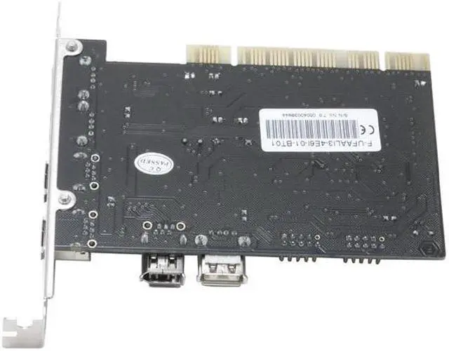 Alt view image 4 of 7 - Penguin Gear PCI USB2.0 & 1394A 4+2(6-Port) Combo Add-On Card Model PG-COM-303