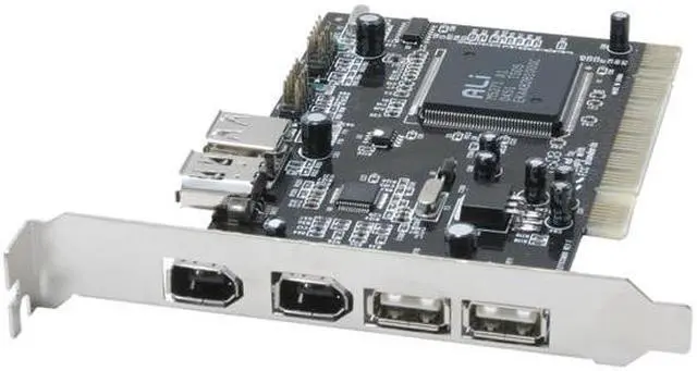 Main image of Penguin Gear PCI USB2.0 & 1394A 4+2(6-Port) Combo Add-On Card Model PG-COM-303