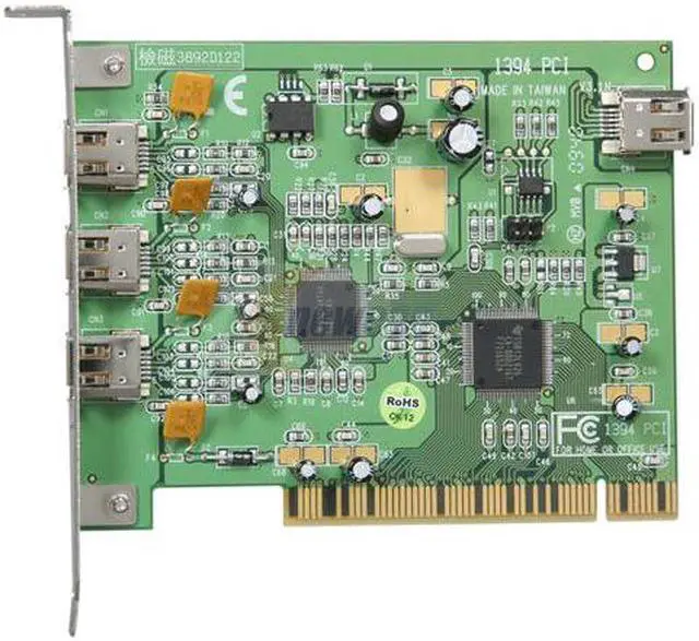 Alt view image 3 of 6 - Koutech PCI to 1394a Card Model KW-582V2