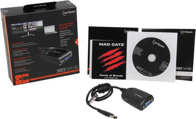 Alt view image 5 of 5 - Eclipse SEE2 UV150 SEE2 - USB External VGA Video Card