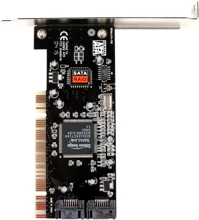 Alt view image 2 of 4 - Koutech PSA150 PCI SATA Controller Card