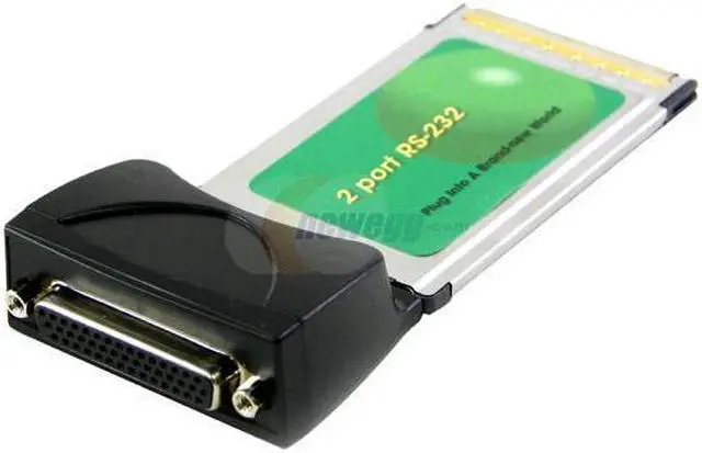 Main image of Koutech IO-CBS220 Serial Ports PCMCIA Card 1x 9-pin RS-232 Serial port (onboard) or 2x 9-pin RS-232 Serial port (via adapter cable)