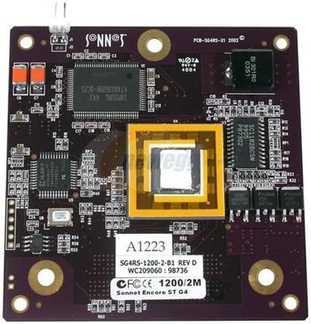 Alt view image 2 of 4 - SoNNeT Encore/ST G4 1.2 GHz upgrade (Kit included) for the Cube machine Model SG4-C1200