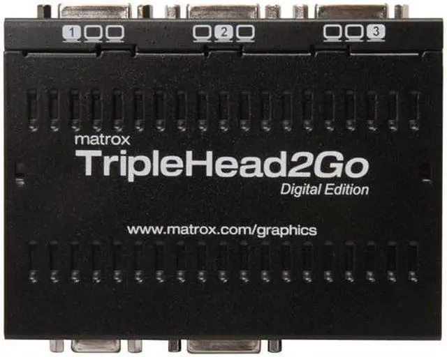 Alt view image 4 of 7 - Matrox Graphics eXpansion Module TripleHead2Go Digital video converter T2G-D3D-IF