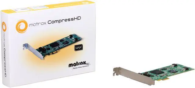 Alt view image 5 of 5 - Matrox Professional Accelerator Card Compress-HD