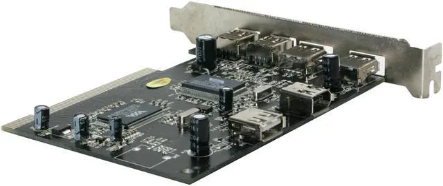 Alt view image 5 of 8 - Link Depot USB2.0 & Firewire Combo Card Based on ALi M5271 Model PCI-COMBO