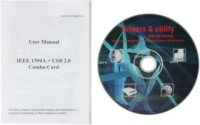 Alt view image 7 of 8 - Link Depot USB2.0 & Firewire Combo Card Based on ALi M5271 Model PCI-COMBO