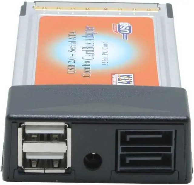 Alt view image 3 of 5 - PPA 1158 USB / SATA PCMCIA Card 2 x USB 2.0 2 x SATA