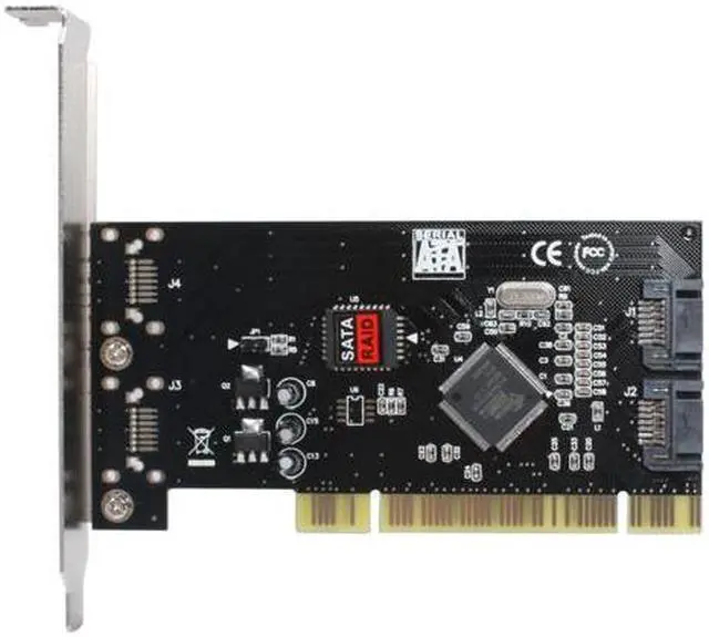 Alt view image 2 of 7 - KINGWIN PCI Serial ATA to SATA controller card Model U2PCI-1