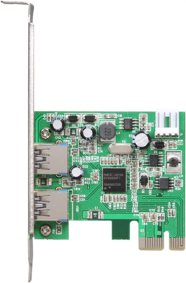 Alt view image 3 of 5 - KINGWIN U3PCI-1 2 Ports PCIE USB 3.0 Host Controller Card