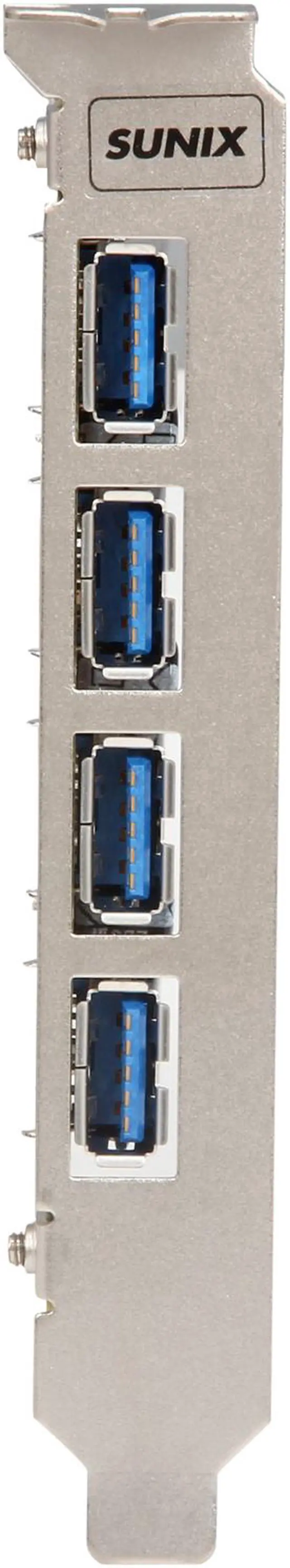 Alt view image 2 of 5 - SUNIX USB4300NS USB3.0 4-port PCI Express Host Controller with SATA Power Connector