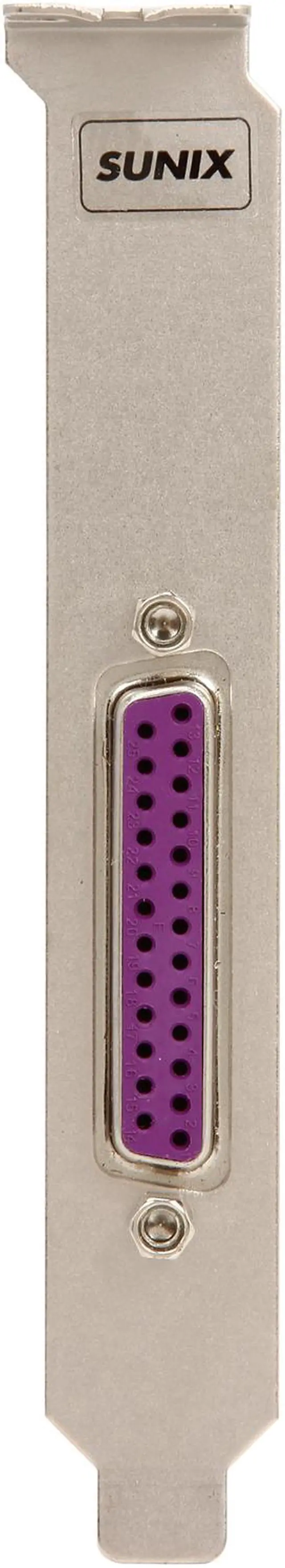 Alt view image 2 of 5 - SUNIX 1-port Remap IEEE1284 Parallel Universal PCI Board Model PAR5008R+L