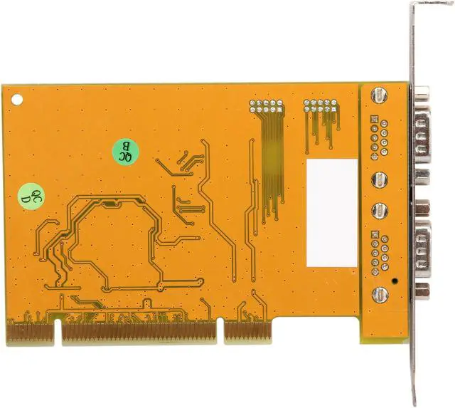 Alt view image 4 of 5 - SUNIX 2-port RS-232 Universal PCI Serial Remap Board Model SER5037D