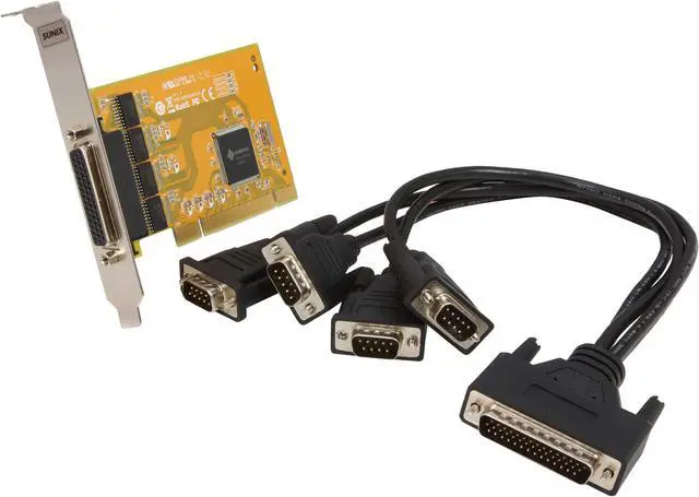 Main image of SUNIX 4-port RS-232 Universal PCI Serial Board Model SER5056A+L