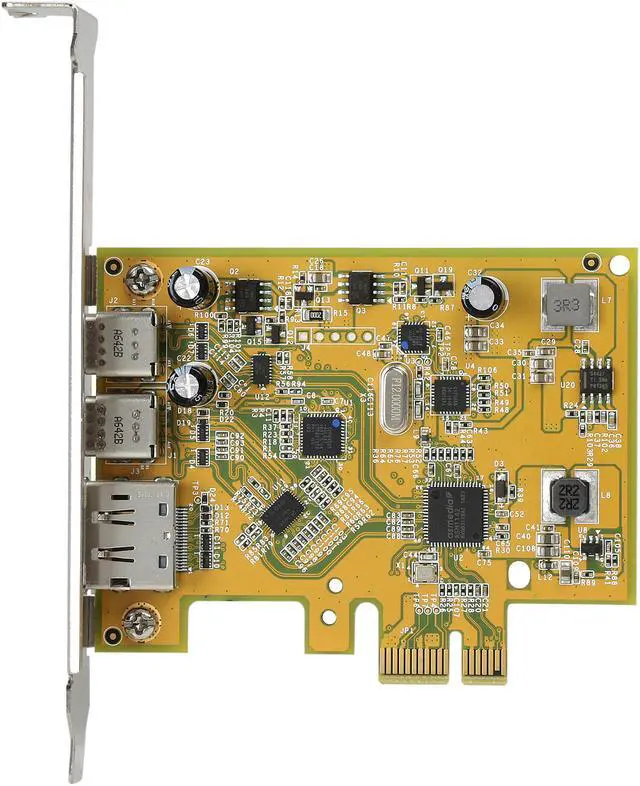 Alt view image 3 of 5 - SUNIX USB 3.1 10G & DisplayPort Alt-Mode PCI Express Host Card with Dual USB Type-C Receptacles (Gen2) Model UPD2018