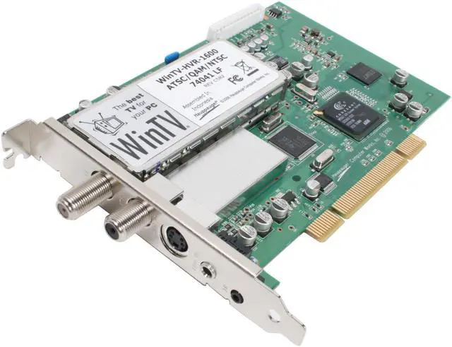 Alt view image 2 of 10 - Hauppauge WinTV-HVR-1600 ATSC/ClearQAM/NTSC TV Tuner PCI w/Remote 1178 PCI Interface