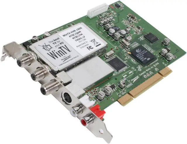 Alt view image 2 of 10 - Hauppauge WinTV-HVR-1600 ATSC/ClearQAM/NTSC TV Tuner MC-Kit 1183 PCI Interface
