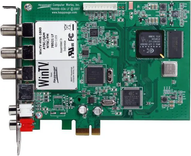 Alt view image 3 of 7 - Hauppauge WinTV-HVR-1800 MCE - White Box 1129 PCI-Express x1 Interface