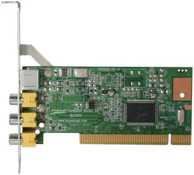 Alt view image 3 of 5 - Hauppauge ImpactVCB Video Capture Card RCA connectors plus one S-Video/ PCI - OEM