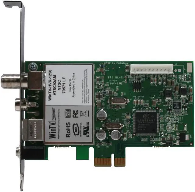 Alt view image 4 of 8 - Hauppauge WinTV-HVR-1250 NSTC/ATSC/QAM Internal HDTV Card PCI-E x1 - OEM