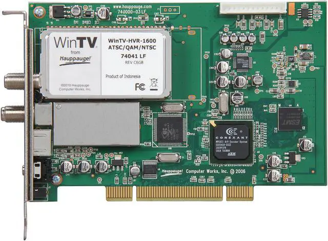 Alt view image 3 of 5 - Hauppauge WinTV-HVR-1600 ATSC/ClearQAM/NTSC TV Tuner PCI w/Remote
