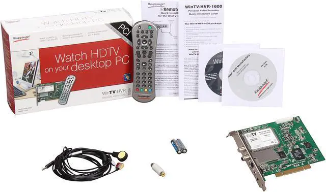 Alt view image 5 of 5 - Hauppauge WinTV-HVR-1600 ATSC/ClearQAM/NTSC TV Tuner PCI w/Remote