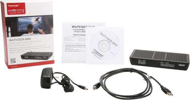 Alt view image 6 of 5 - Hauppauge WinTV-DCR-2650 Dual Tuner Digital CableCARD Receiver