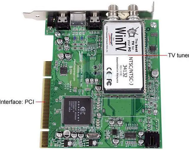 Alt view image 2 of 5 - Hauppauge TV/FM Tuner Card 401 PCI Interface