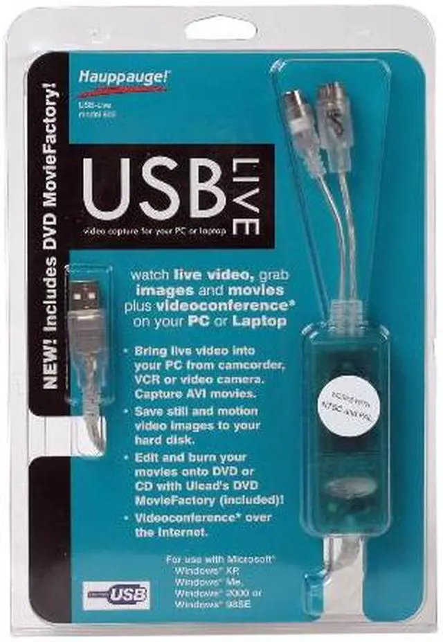 Main image of Hauppauge Video Capture Device USB-Live USB 2.0 Interface