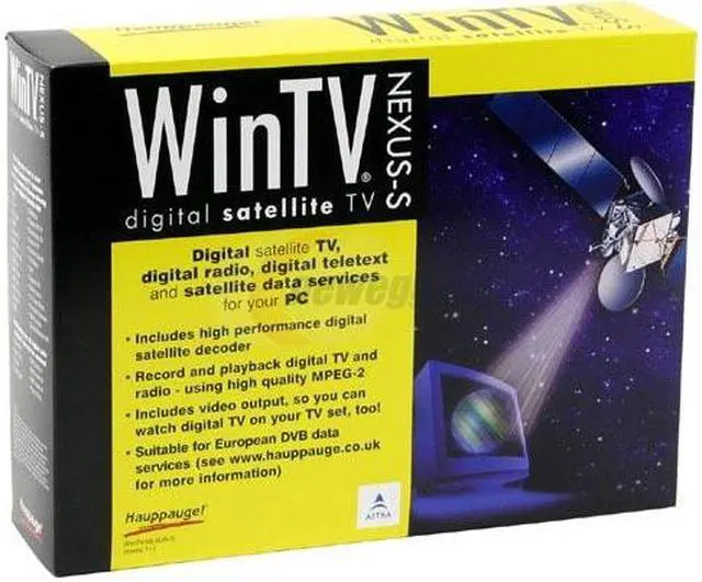 Alt view image 4 of 4 - Hauppauge WinTV-Nexus-s Digital satellite TV, satellite radio Receiver