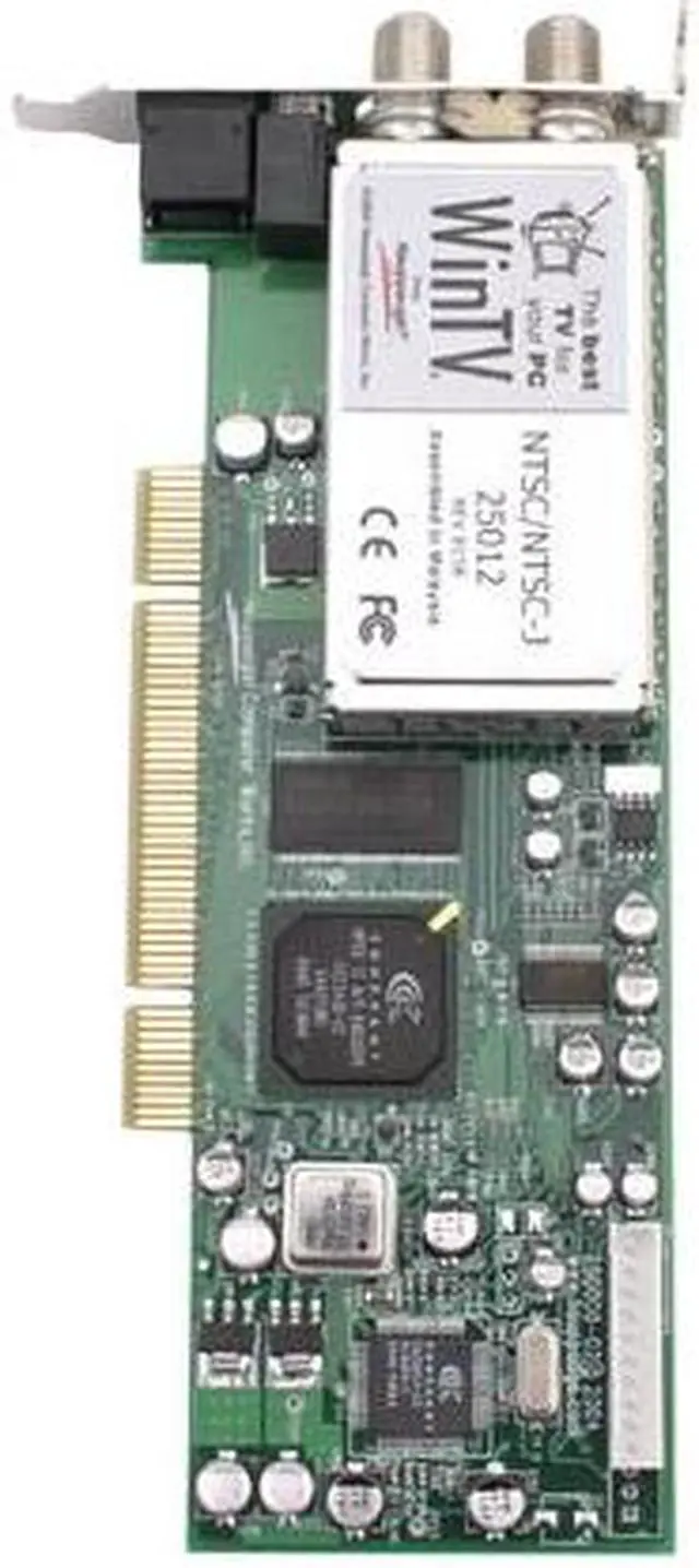 Alt view image 3 of 6 - Hauppauge Low Profile TV Tuner Card WINTV-PVR 150MCE-LP PCI Interface