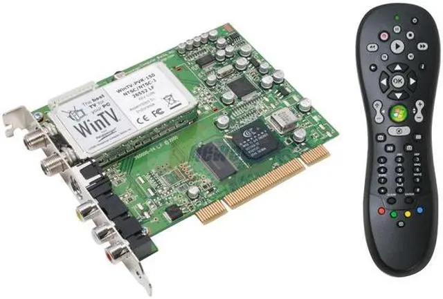 Main image of Hauppauge WinTV-PVR-150 MCE Kit Tuner Card w/MCE Remote 1062 PCI Interface