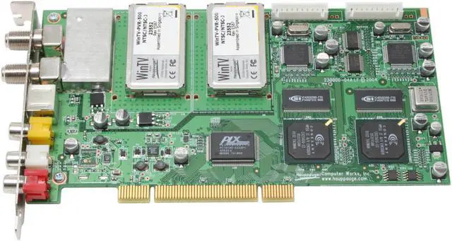 Main image of Hauppauge Dual TV Recorder Tuner Card with Media Center Remote Control WinTV-PVR-500MCE 253 PCI Interface