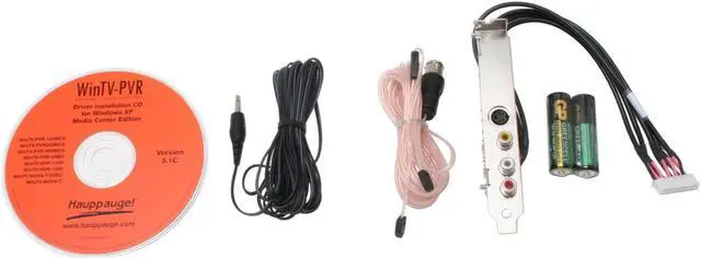 Alt view image 6 of 7 - Hauppauge Dual TV Recorder Tuner Card with Media Center Remote Control WinTV-PVR-500MCE 253 PCI Interface
