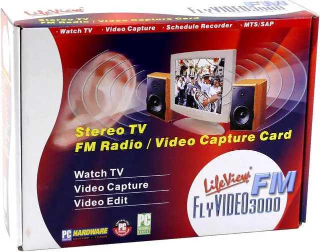 Alt view image 4 of 4 - LifeView Fly Video 3000 FlyVideo 3000 Stereo TV/FM Video Capture Card