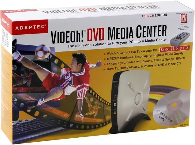 Alt view image 5 of 5 - Adaptec VideOh!(tm) DVD USB VideOh! DVD Media Center USB 2.0 Edition