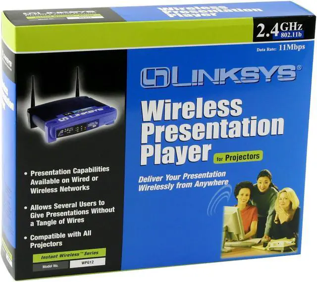 Alt view image 4 of 4 - LINKSYS WPG12 Wireless Presentation Player