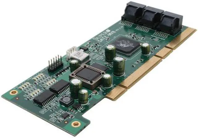 Alt view image 3 of 11 - SUPERMICRO AOC-SAT2-MV8 64-bit PCI-X133MHz SATA II (3.0Gb/s) Controller Card
