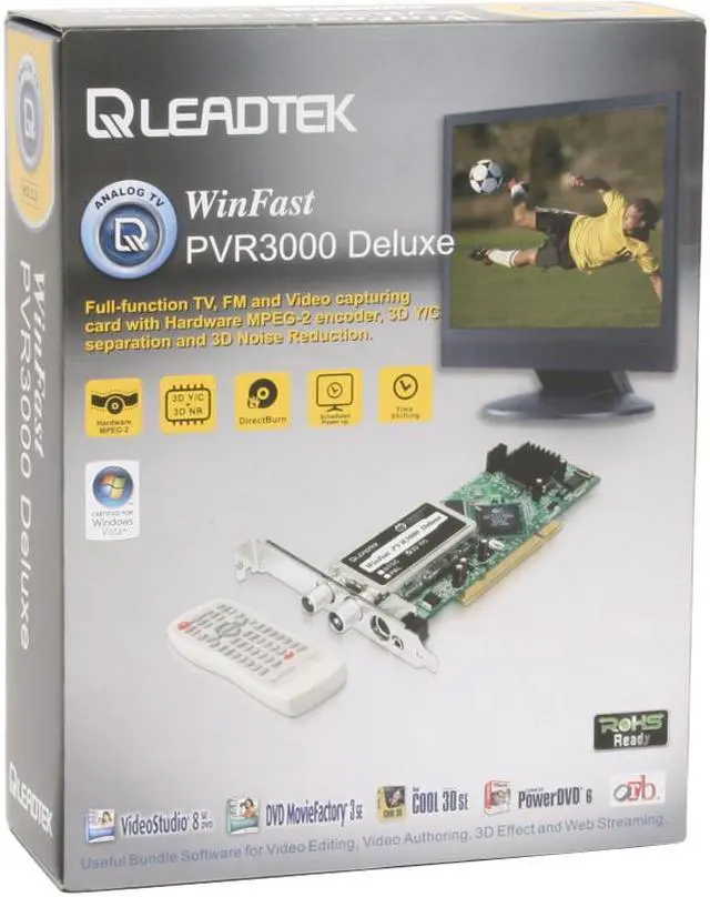Alt view image 8 of 8 - Leadtek WinFast PVR3000 Deluxe Video Device