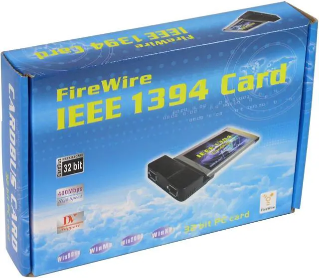 Alt view image 4 of 4 - SABRENT SBT-CBF2D IEEE 1394 PCMCIA Card 2 x IEEE 1394