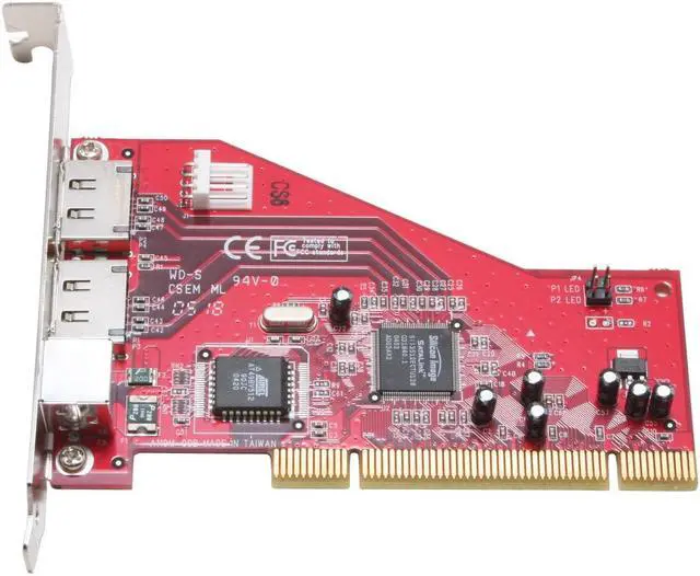 Alt view image 3 of 6 - SABRENT SATA-2PRD PCI SATA eSATA-150 Raid External 2Ports + 5V/12V DC output PCI card
