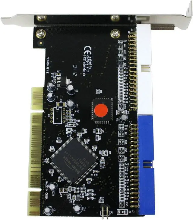 Alt view image 2 of 5 - SYBA SD-ATA133R PCI IDE Controller Card