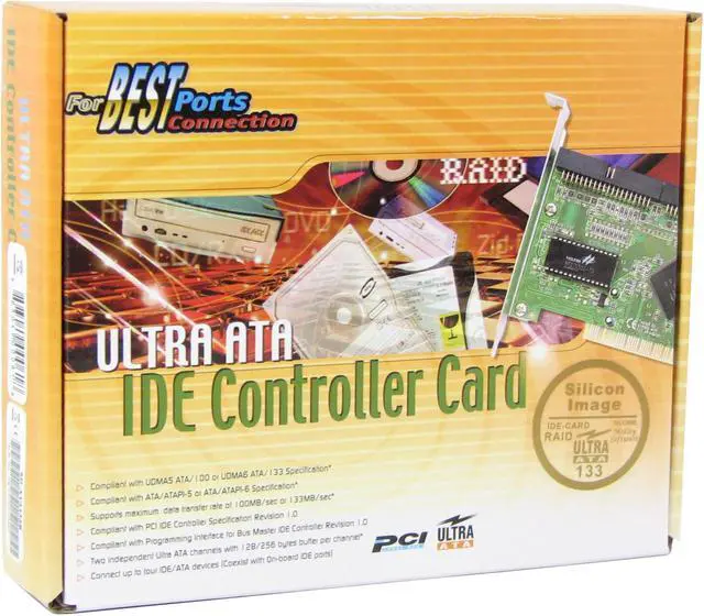 Alt view image 5 of 5 - SYBA SD-ATA133R PCI IDE Controller Card