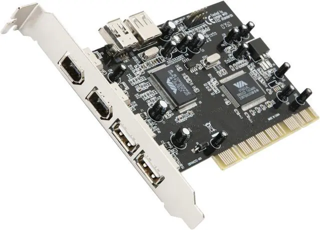 Main image of SYBA PCI USB 2.0 & FireWire/1394a combo card Model SD-COMBO-02