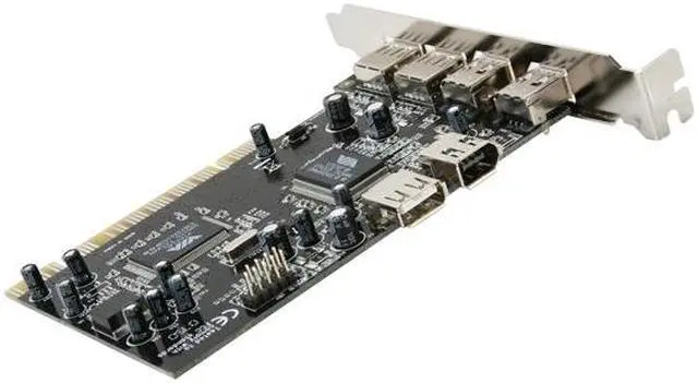 Alt view image 5 of 6 - SYBA PCI USB 2.0 & FireWire/1394a combo card Model SD-COMBO-02