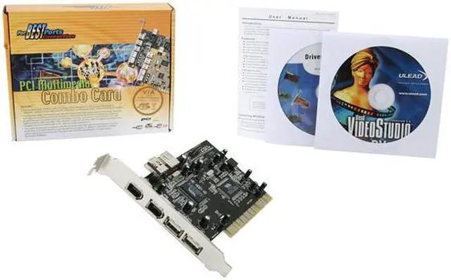 Alt view image 6 of 6 - SYBA PCI USB 2.0 & FireWire/1394a combo card Model SD-COMBO-02
