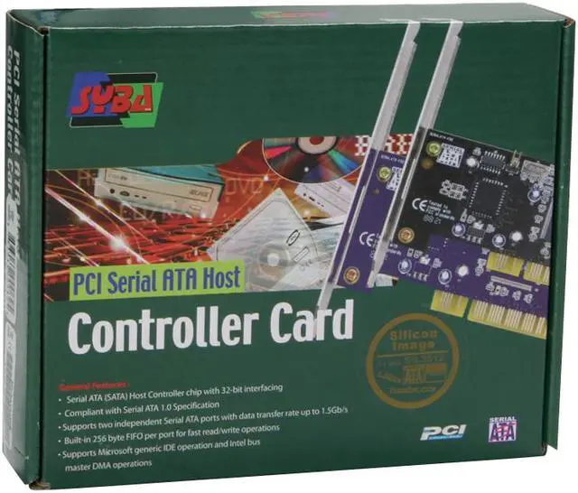 Alt view image 8 of 8 - SYBA SD-SATA150R PCI 2.2 SATA Controller Card