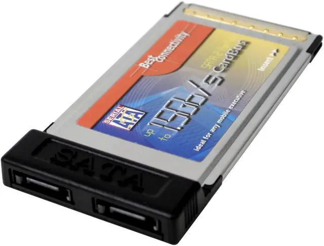 Alt view image 3 of 7 - SYBA SD-PCB-SATA SATA PCMCIA Card 2 x SATA