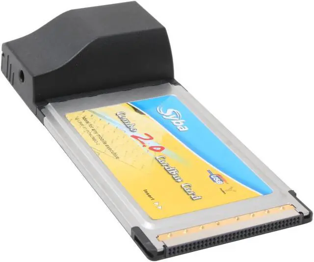 Alt view image 4 of 7 - SYBA SD-PCB-COM USB / IEEE 1394 PCMCIA Card 2 x USB 2.0 One 6-pin 1394a port and one 4-pin mini 1394a port